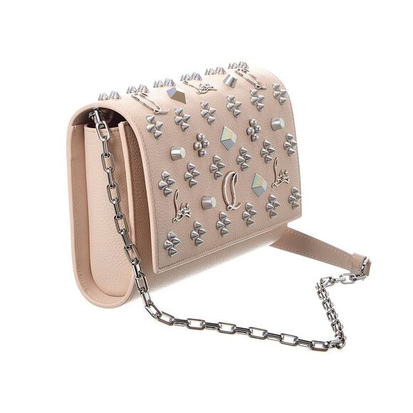 Christian Louboutin Paloma Leather Wallet On Chain, White - Picture 3 of 4